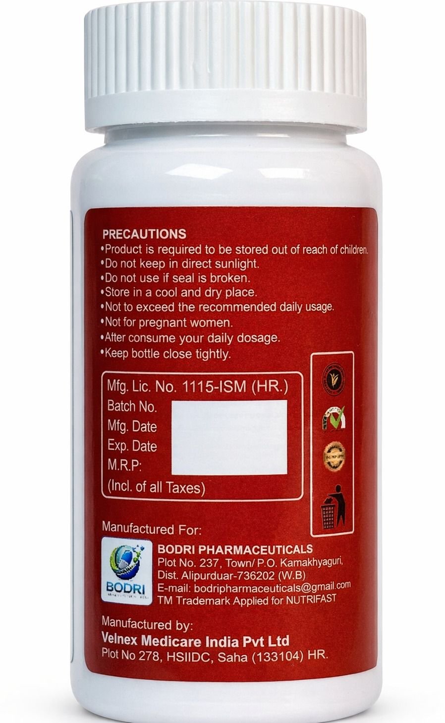 bodri nutrifast capsule immunity booster & weight gain () bodri nutrifast capsule immunity booster & weight gain ()